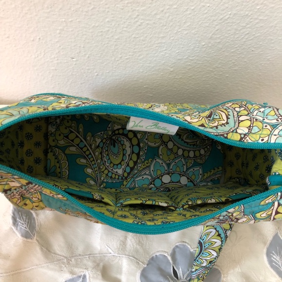 Vera Bradley Women's Small Shoulder Purse Top Zipper Closure - Picture 8 of 14